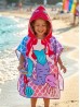 Kids Mermaid Patterned Hoodie Towel